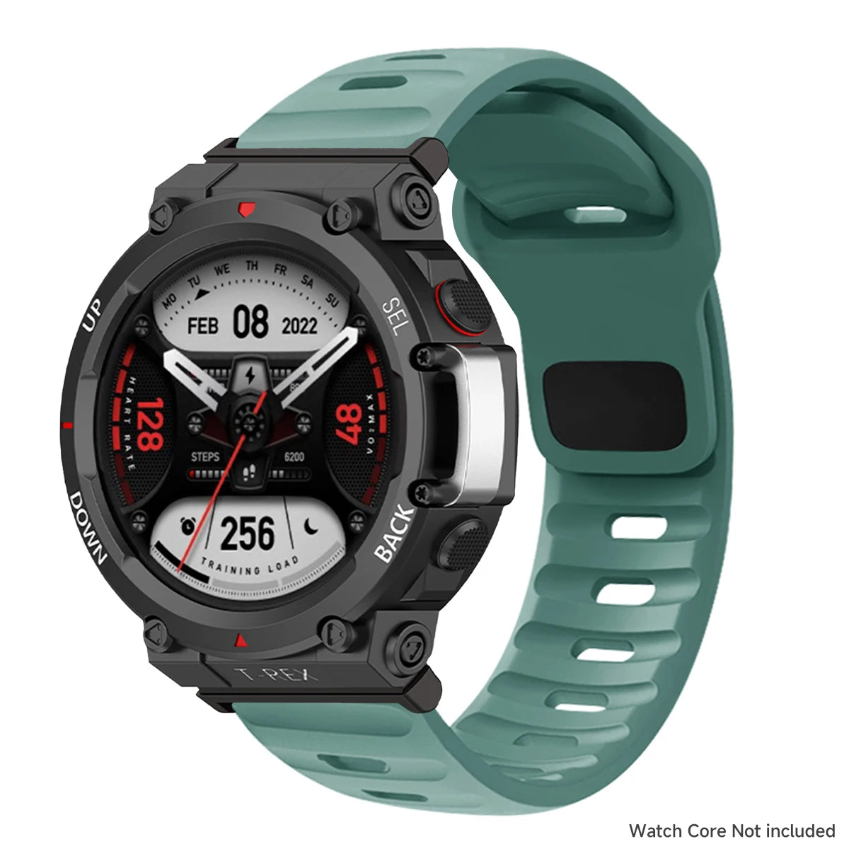 Silicone Band For Huami Amazfit T-REX 3/2/1 Smart Watch Sports Strap Bracelet For Amazfit T-Rex Pro/T-REX Ultra Rubber Correa
