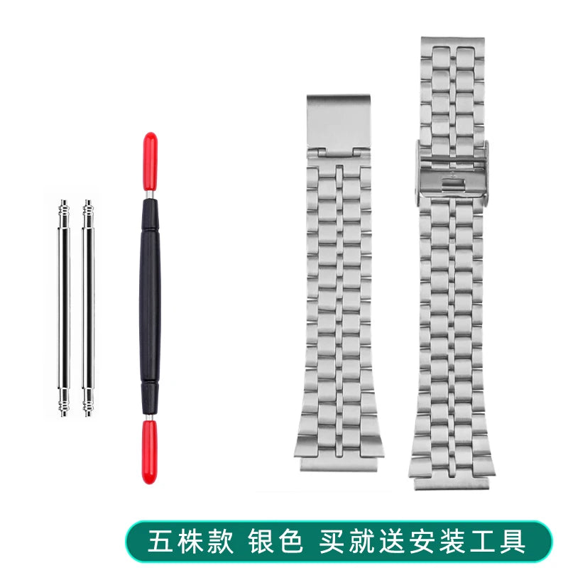 A168 case mod kit Stainless steel metal Bezel watch Case+Strap For Casio A168WG/WA/WGG/WEHA Series Modified Suit watchband+Tool