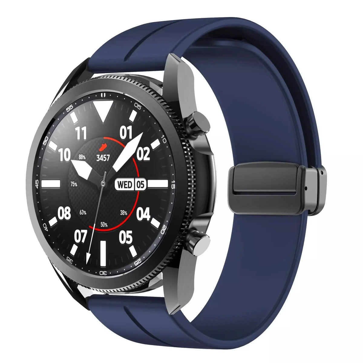 Magnetic Folding Buckle Band for Zeblaze Stratos 4 Smart Watch Silicone Strap for Zeblaze Stratos 4 Watchband Bracelet