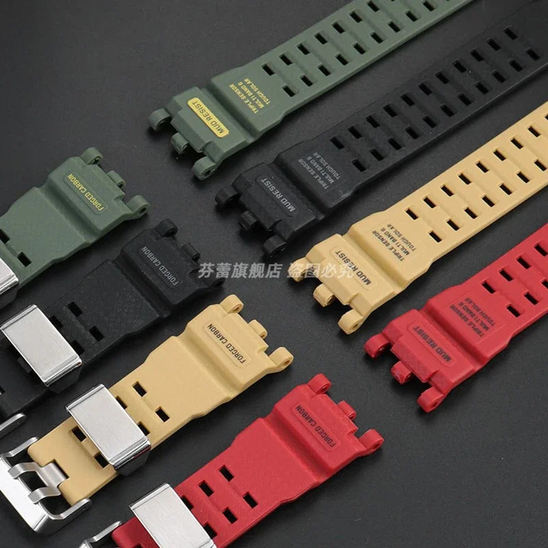 For G-SHOCK Casio Watch Band for Men's Second Generation Big Mud King Modified GWG2000 GWG-2000 GWG-2040 Resin Rubber Strap
