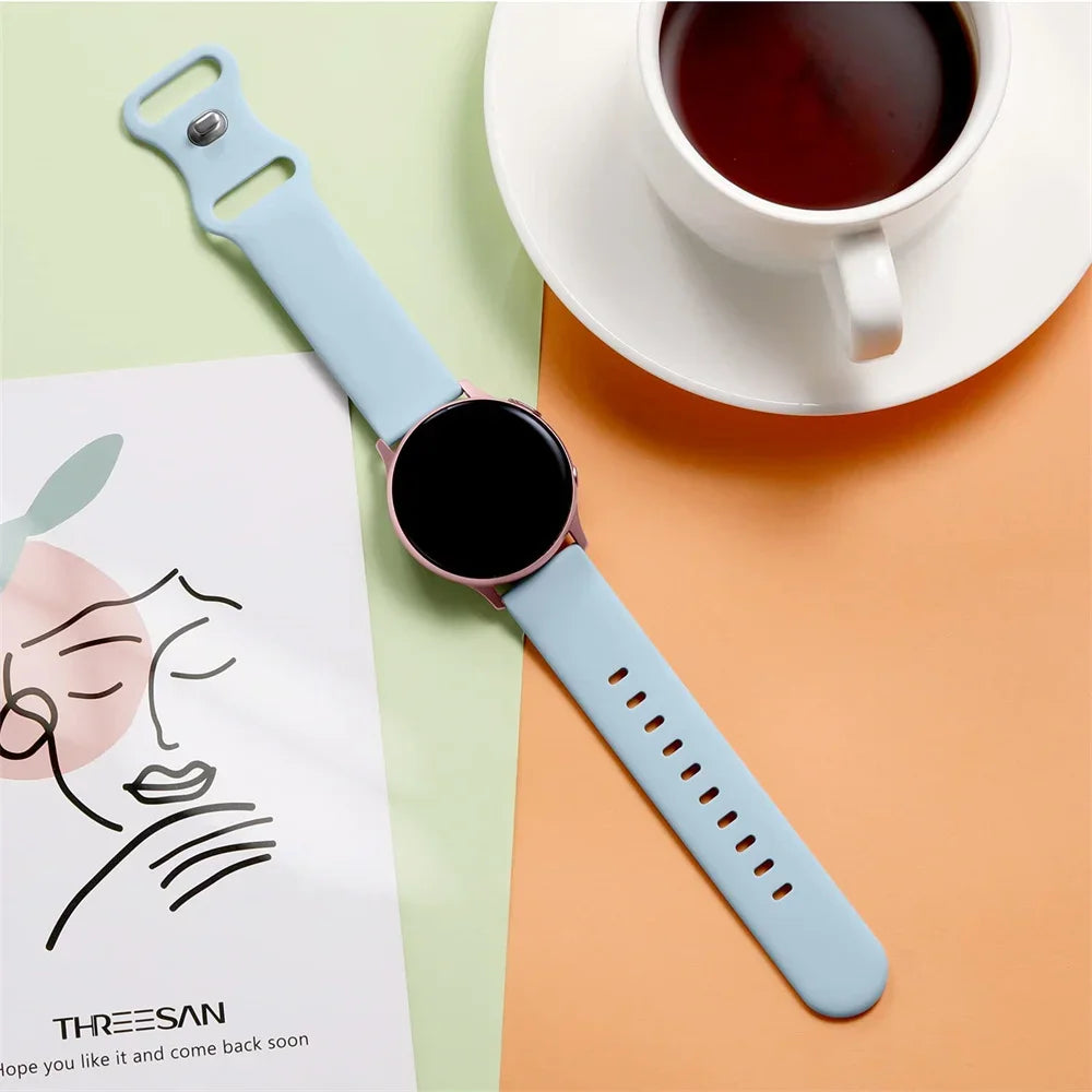 Sport 20mm watch band For Amazfit GTS 4/4 mini/3/2/2e Soft correas silicone bracelet for amazfit bip 3/3 pro/Bip U-S-lite straps