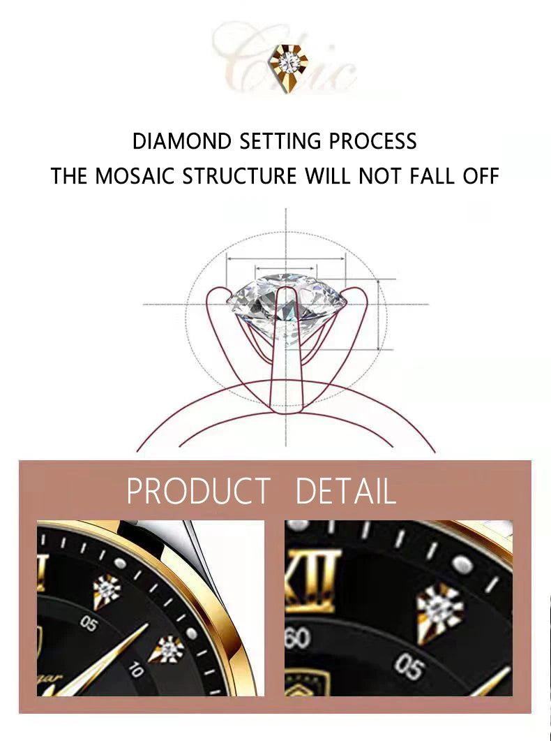 POEDAGAR Casual Wrist Watch For Women Luxury Waterproof Luminous Date Ladies Watch Stainless Steel Quartz Women Watch Gold reloj