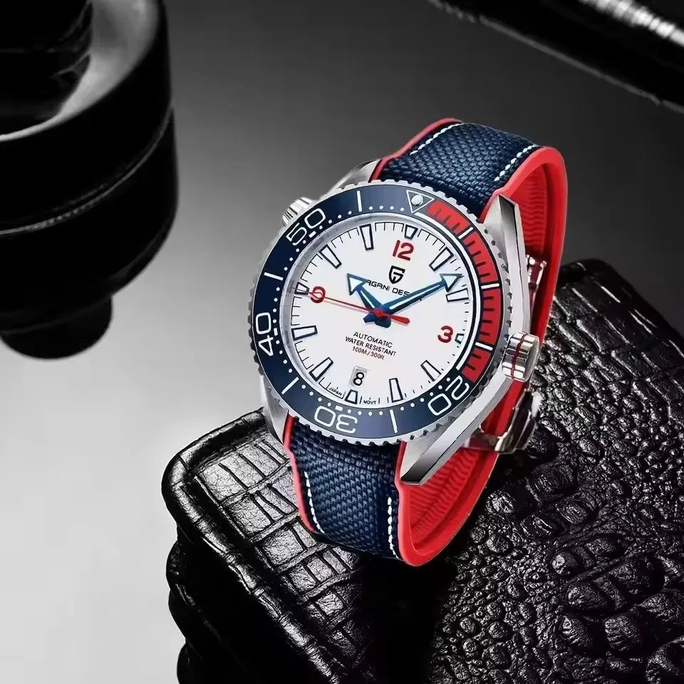 PAGANI DESIGN 42MM Classic Versatile Luxury Men Automatic Waterproof Watch Top Brand Sapphire Glass Mechanical Watches For Men