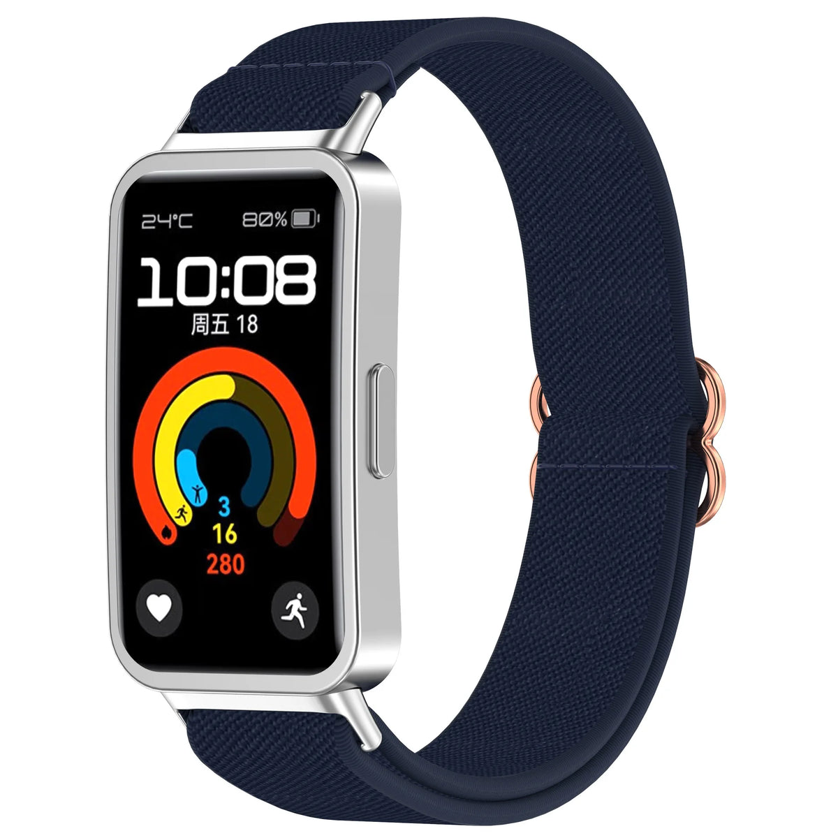Stretch Nylon Strap Suit for Huawei Watch Band 8/9/10 Adjustable Stretch Nylon Watch Strap