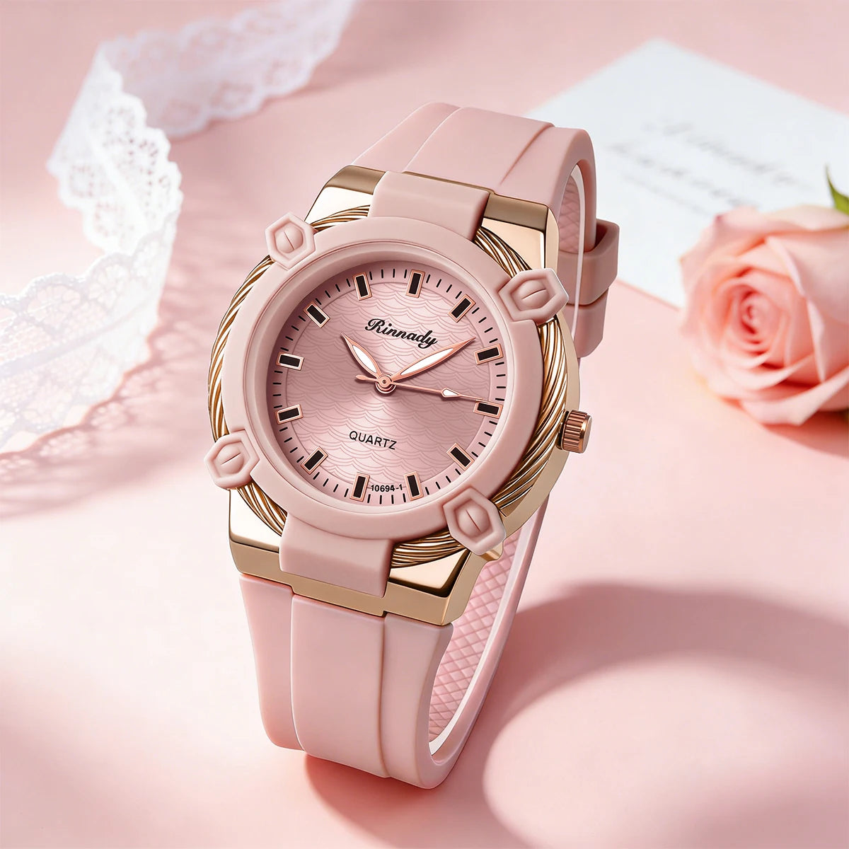 Fashion Popular Women Ladies Temperament Casual Silicone Quartz Watches