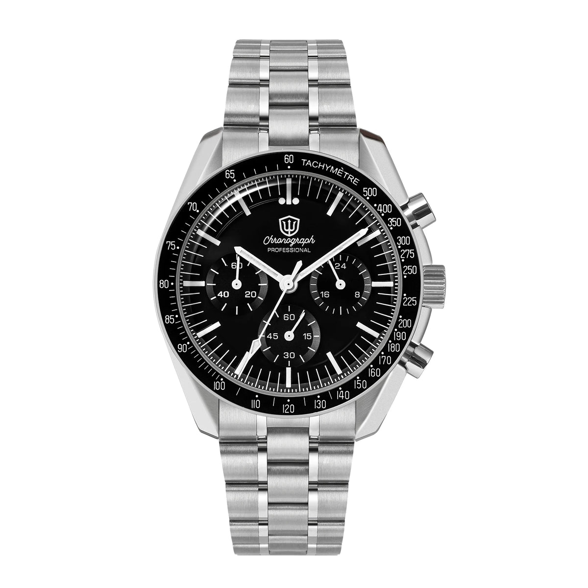 Watchdives New WD1863 Mechanical Quartz Wristwatch Multifunctional Chronograph VK63 Men Watch Bubble Sapphirewaterproof Reloj