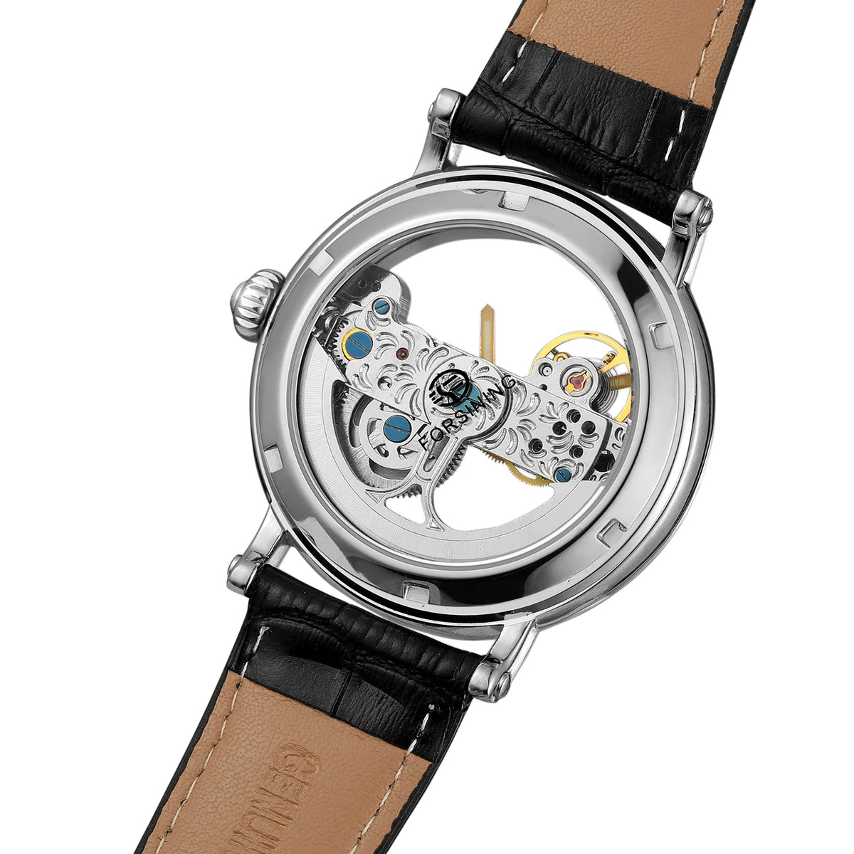 2026 Original Luxury Steel Skeleton Tourbillon Automatic Watches Men Leather Mechanical Waterproof Luminous Elegant Wrist Clock