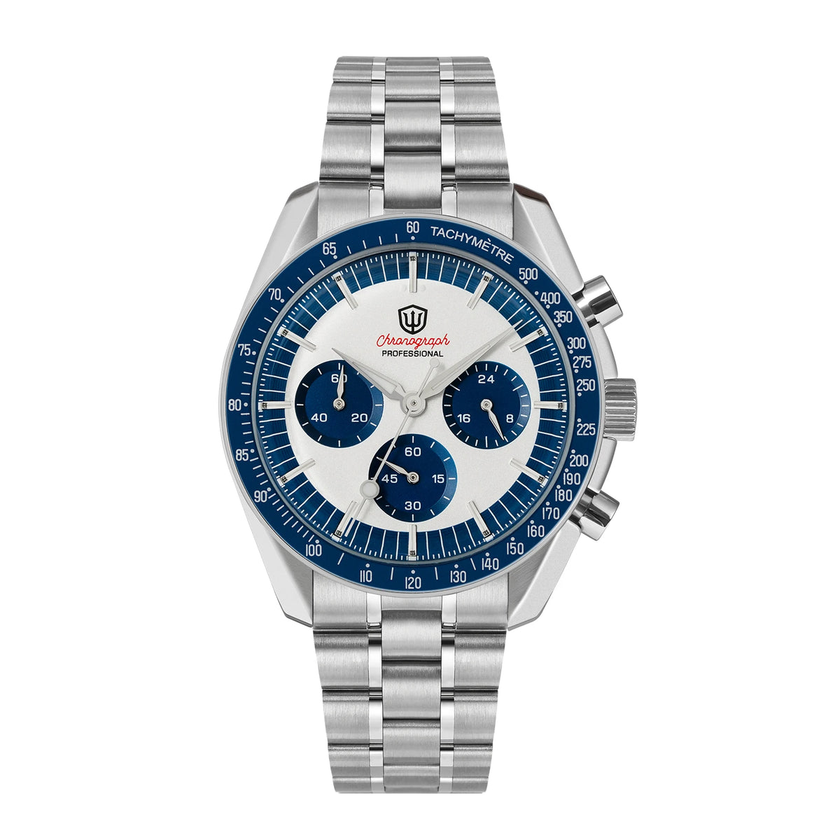 Watchdives New WD1863 Mechanical Quartz Wristwatch Multifunctional Chronograph VK63 Men Watch Bubble Sapphirewaterproof Reloj