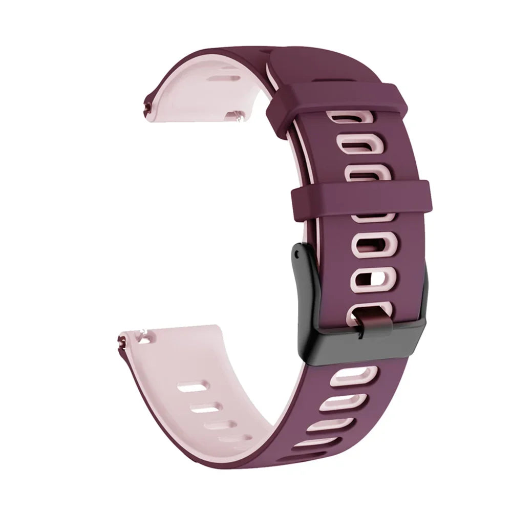 22mm 20mm Silicone Strap For Amazfit Bip 6 46mm Replacement Watchband For Amazfit BALANCE/GTR 4 3/GTS 4 2mini/Bip U Pro Bracelet
