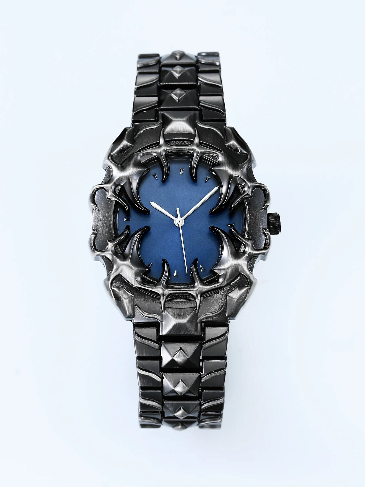 DENVOSI New Y2K Gothic Claw Shaped Quartz Watch with Detachable and Replaced Dial, Fashionable Street Accessory