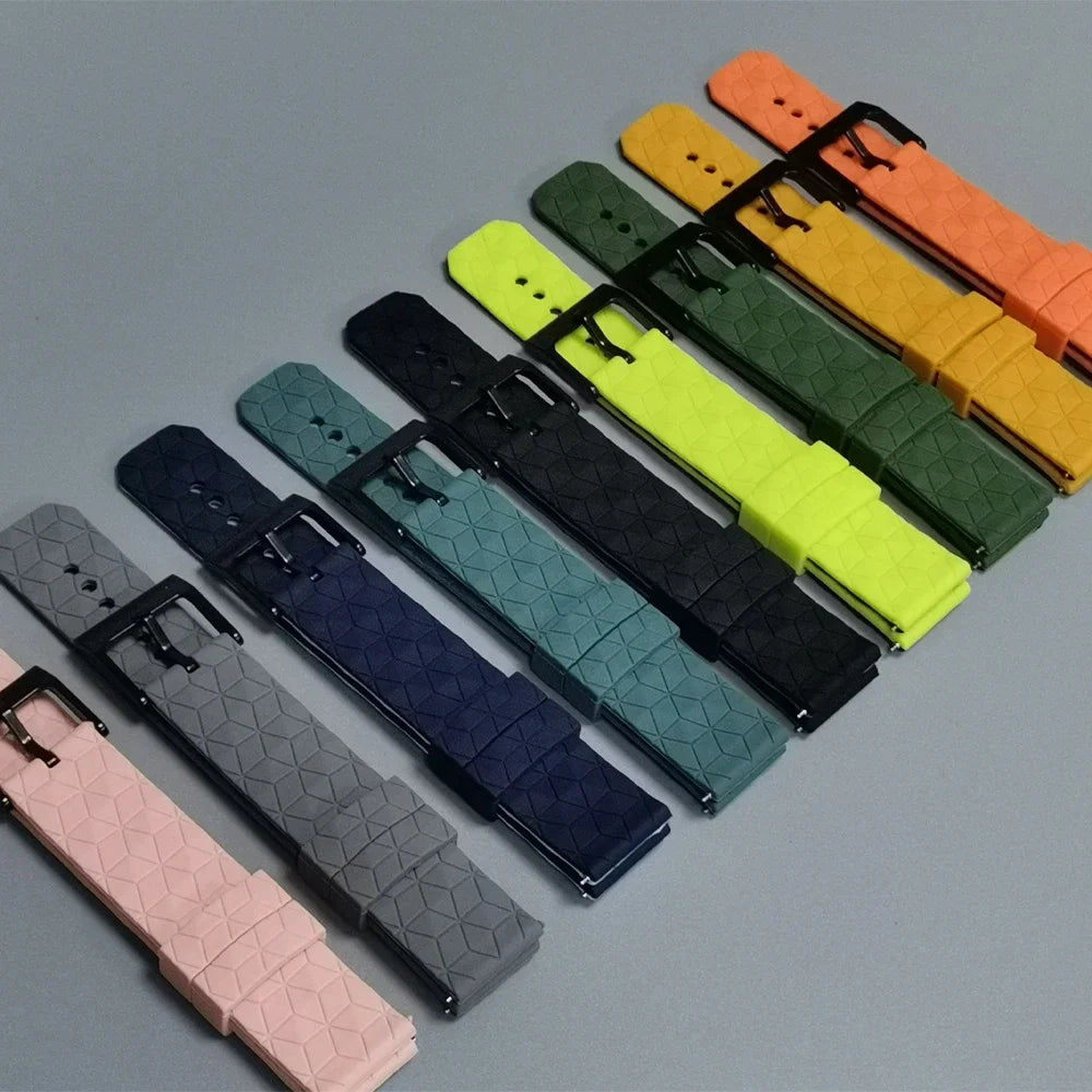 22mm 20mm Silicone Strap For Amazfit Bip 6 46mm Replacement Watchband For Amazfit BALANCE/GTR 4 3/GTS 4 2mini/Bip U Pro Bracelet