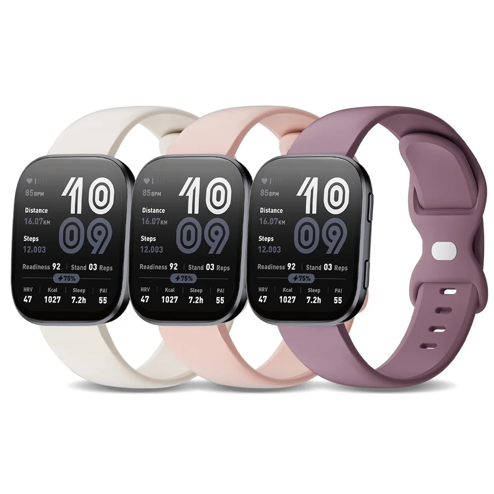 Sport 20mm watch band For Amazfit GTS 4/4 mini/3/2/2e Soft correas silicone bracelet for amazfit bip 3/3 pro/Bip U-S-lite straps