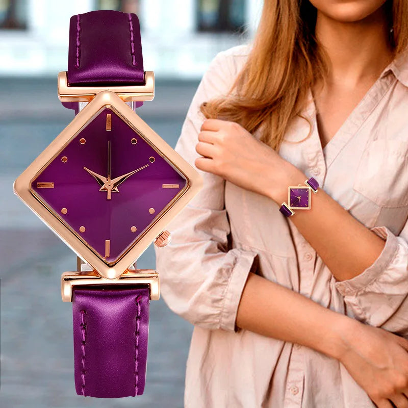 Luxury Brand Women's Watch Quartz Wristwatch Women Quartz Watches Ladies Clock Leather Watch Gift Reloj Mujer relojes de mujer