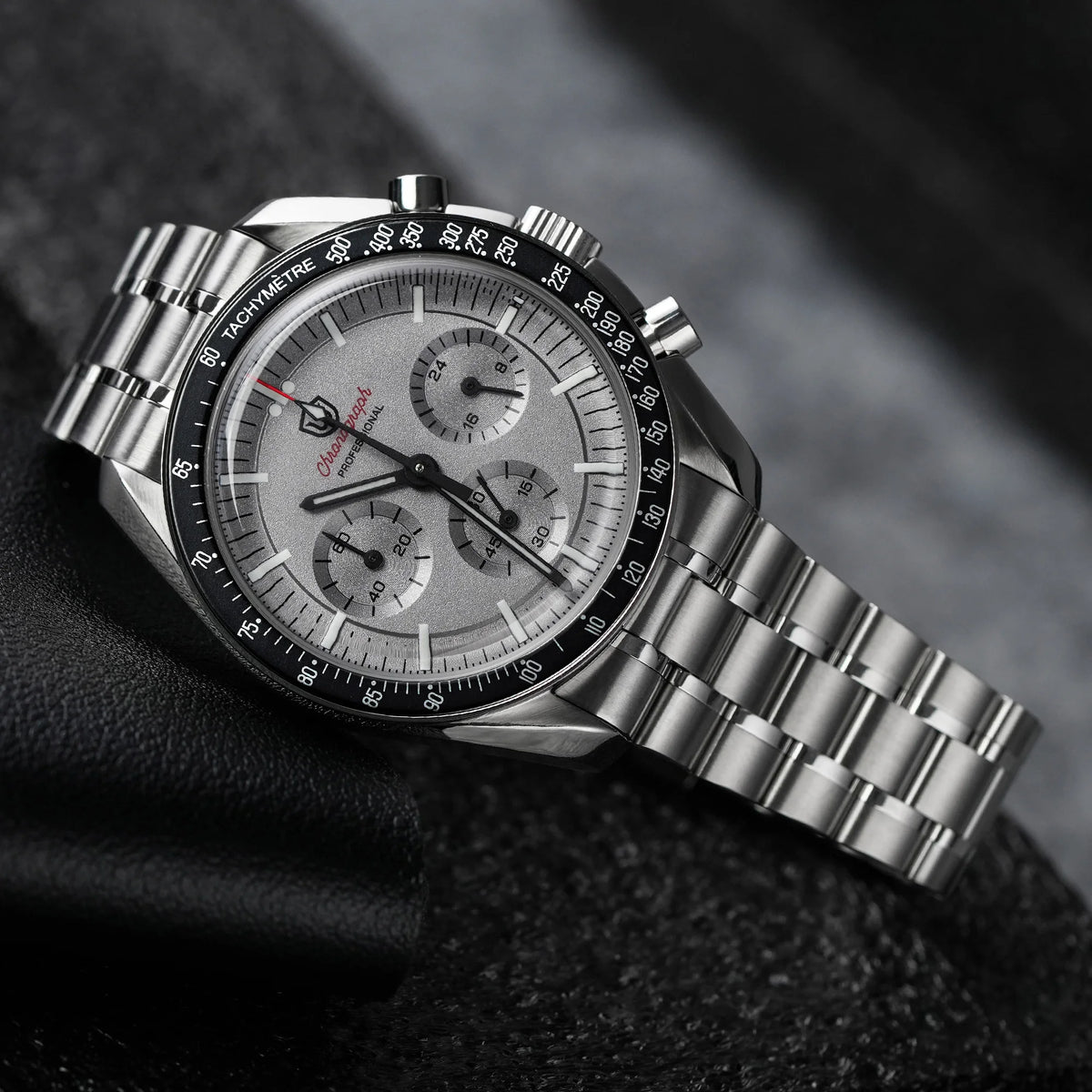 Watchdives New WD1863 Mechanical Quartz Wristwatch Multifunctional Chronograph VK63 Men Watch Bubble Sapphirewaterproof Reloj