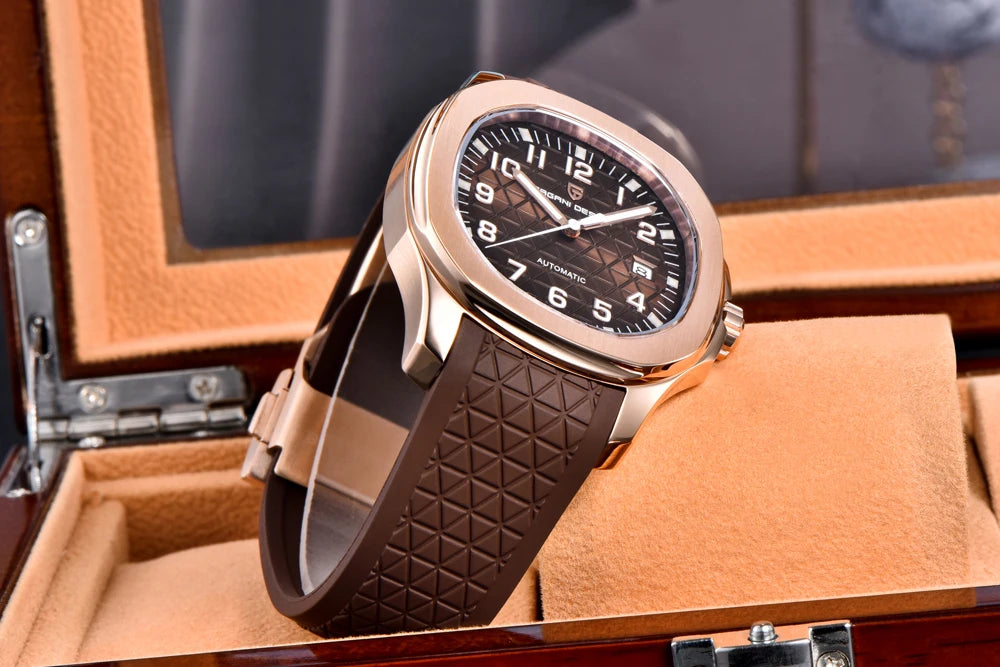 2026 New PAGANI DESIGN Men's Watches Luxury Mechanical Wristwatch 8215 Automatic Watch Man AR Sapphire Waterproof Super Luminous