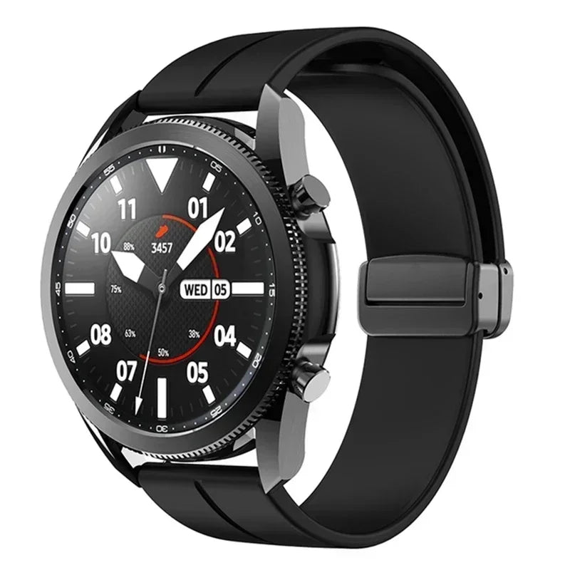 Magnetic Folding Buckle Band for Zeblaze Stratos 4 Smart Watch Silicone Strap for Zeblaze Stratos 4 Watchband Bracelet