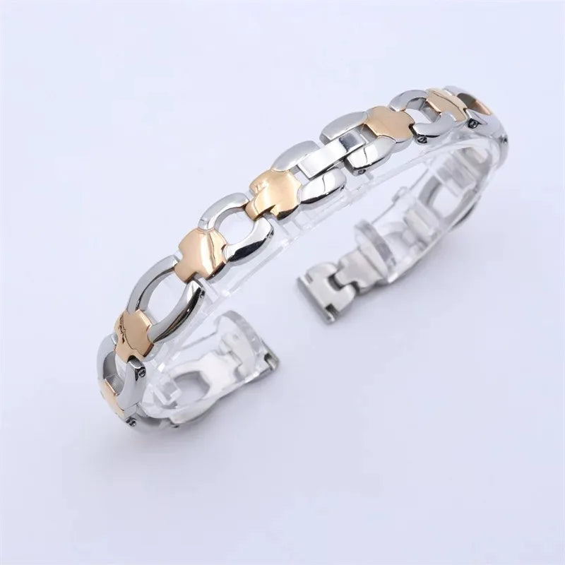 10mm 12mm 14mm For Any Brand Women Watch Band Strap Ceramic Watchband Silver Black Gold Rose Gold Mesh Belt Bracelet
