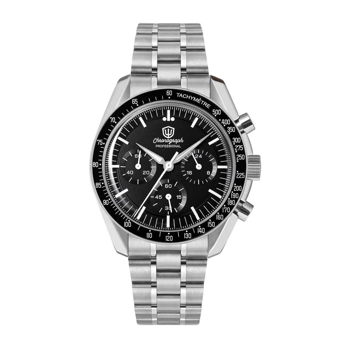 Watchdives New WD1863 Mechanical Quartz Wristwatch Multifunctional Chronograph VK63 Men Watch Bubble Sapphirewaterproof Reloj