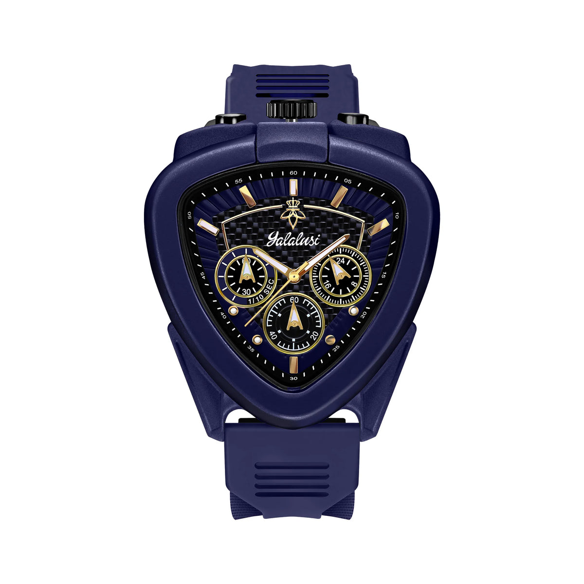 YaLaLuSi Men's Watch: Water-Resistant Quartz Bracelet Watch with Triangular Dial, Mechanical Dial, Gift Watch for Boys