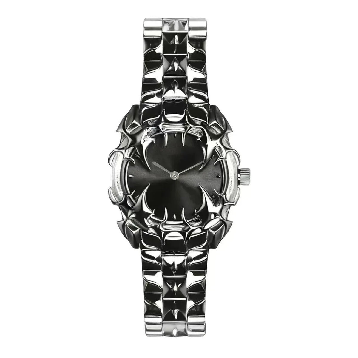 DENVOSI New Y2K Gothic Claw Shaped Quartz Watch with Detachable and Replaced Dial, Fashionable Street Accessory