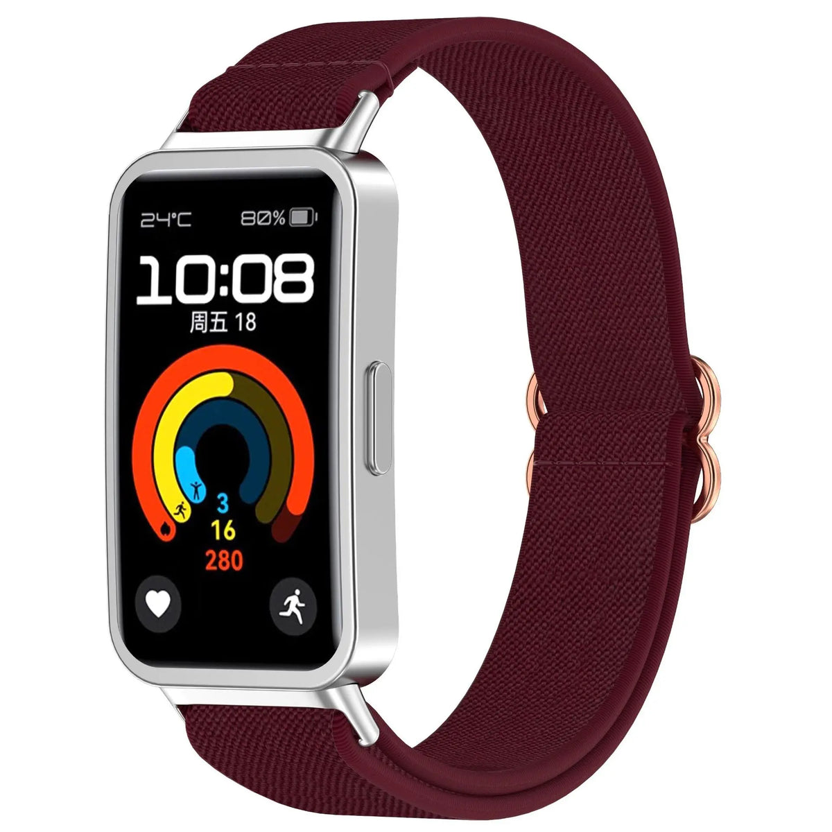 Stretch Nylon Strap Suit for Huawei Watch Band 8/9/10 Adjustable Stretch Nylon Watch Strap