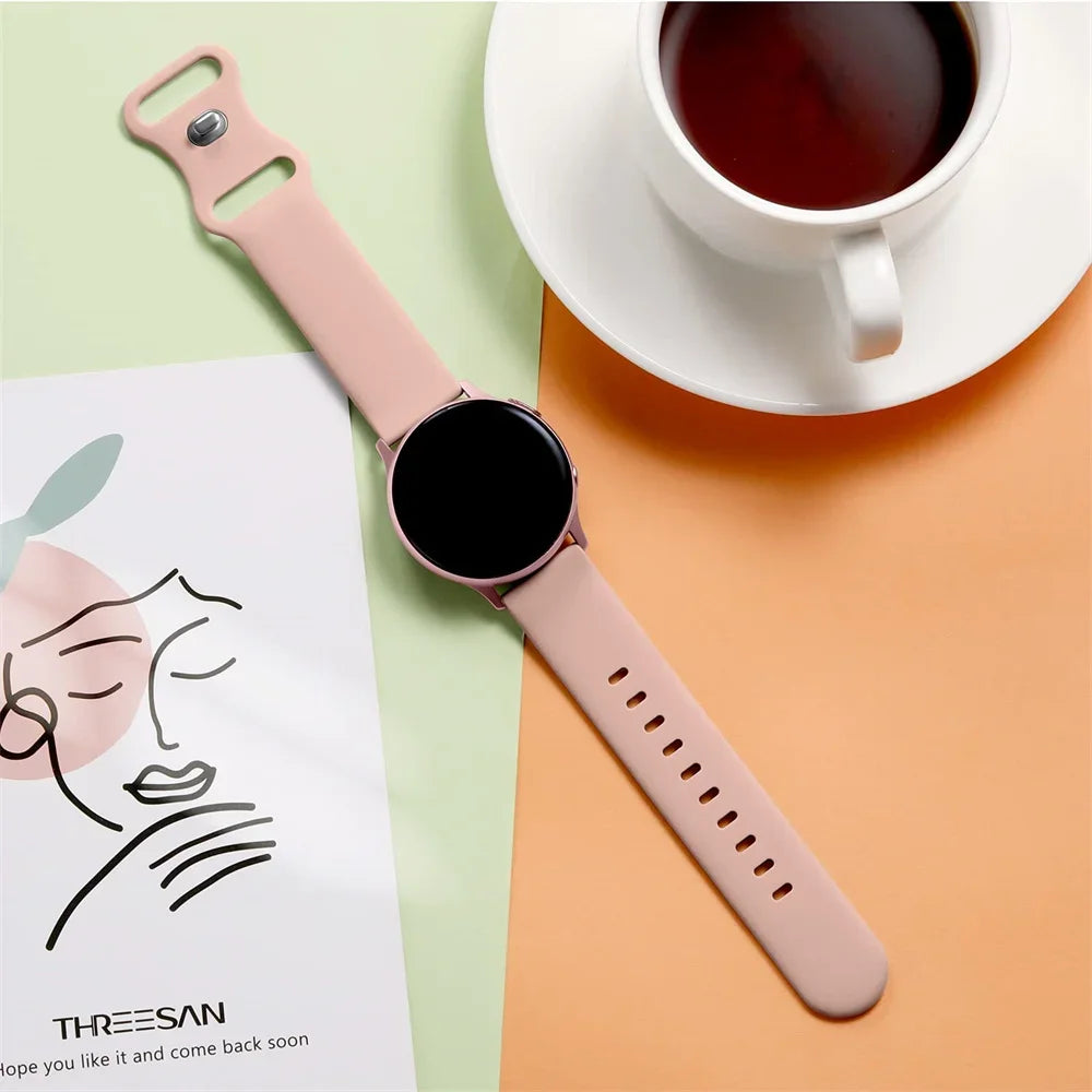Sport 20mm watch band For Amazfit GTS 4/4 mini/3/2/2e Soft correas silicone bracelet for amazfit bip 3/3 pro/Bip U-S-lite straps