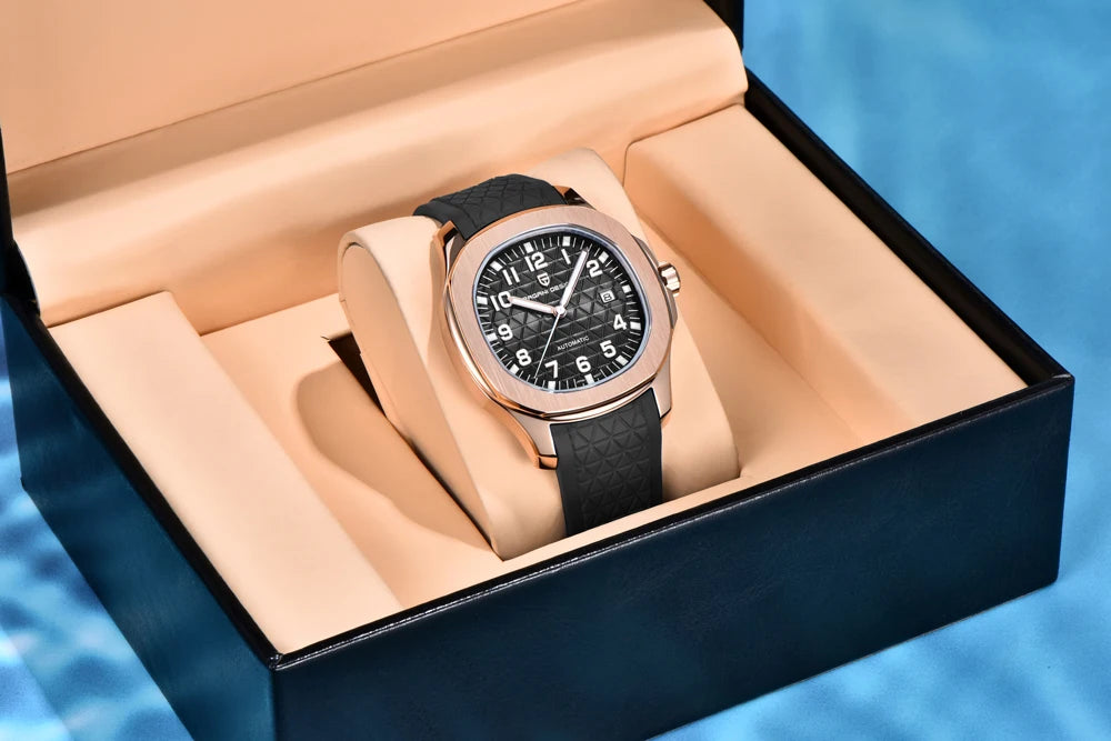 2026 New PAGANI DESIGN Men's Watches Luxury Mechanical Wristwatch 8215 Automatic Watch Man AR Sapphire Waterproof Super Luminous