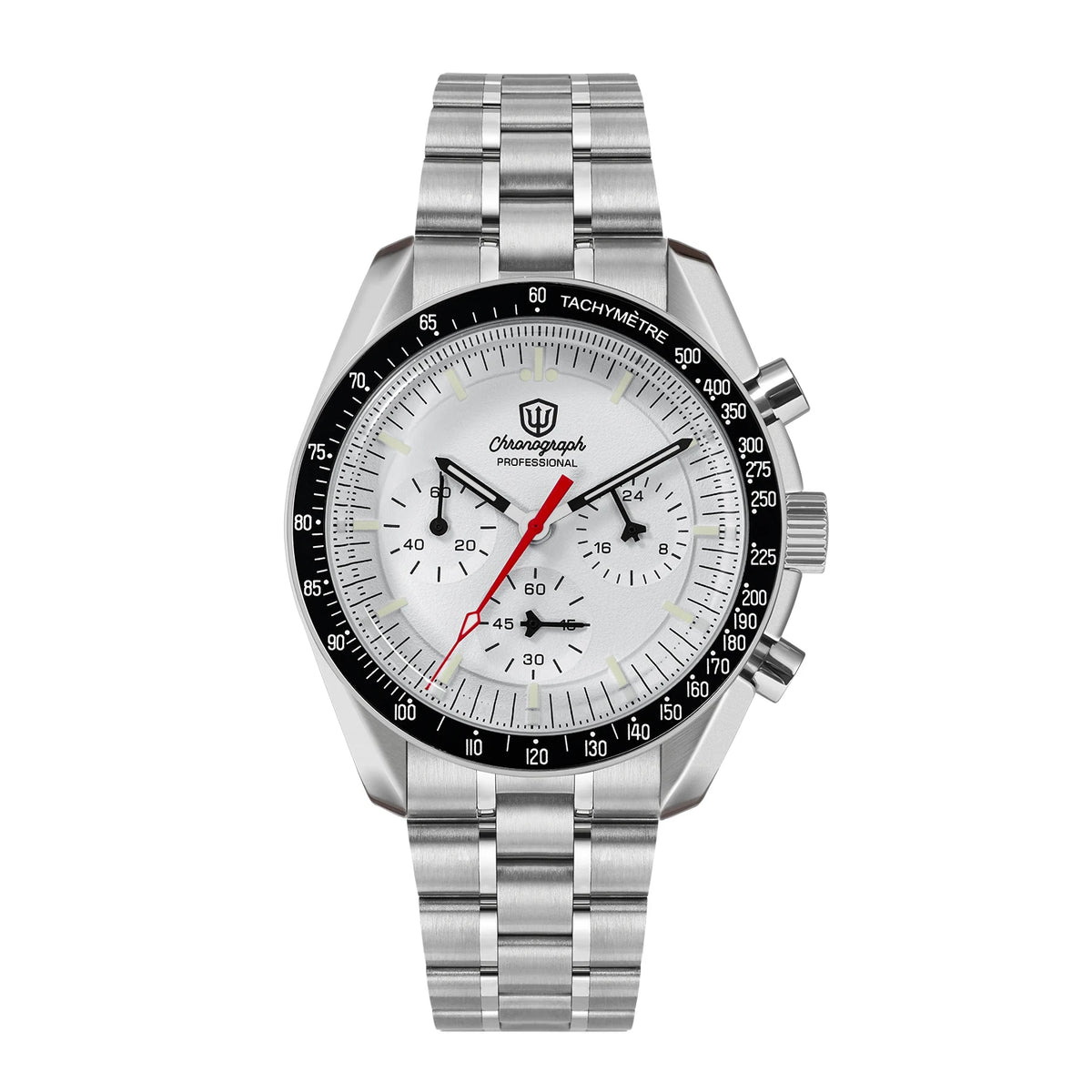 Watchdives New WD1863 Mechanical Quartz Wristwatch Multifunctional Chronograph VK63 Men Watch Bubble Sapphirewaterproof Reloj