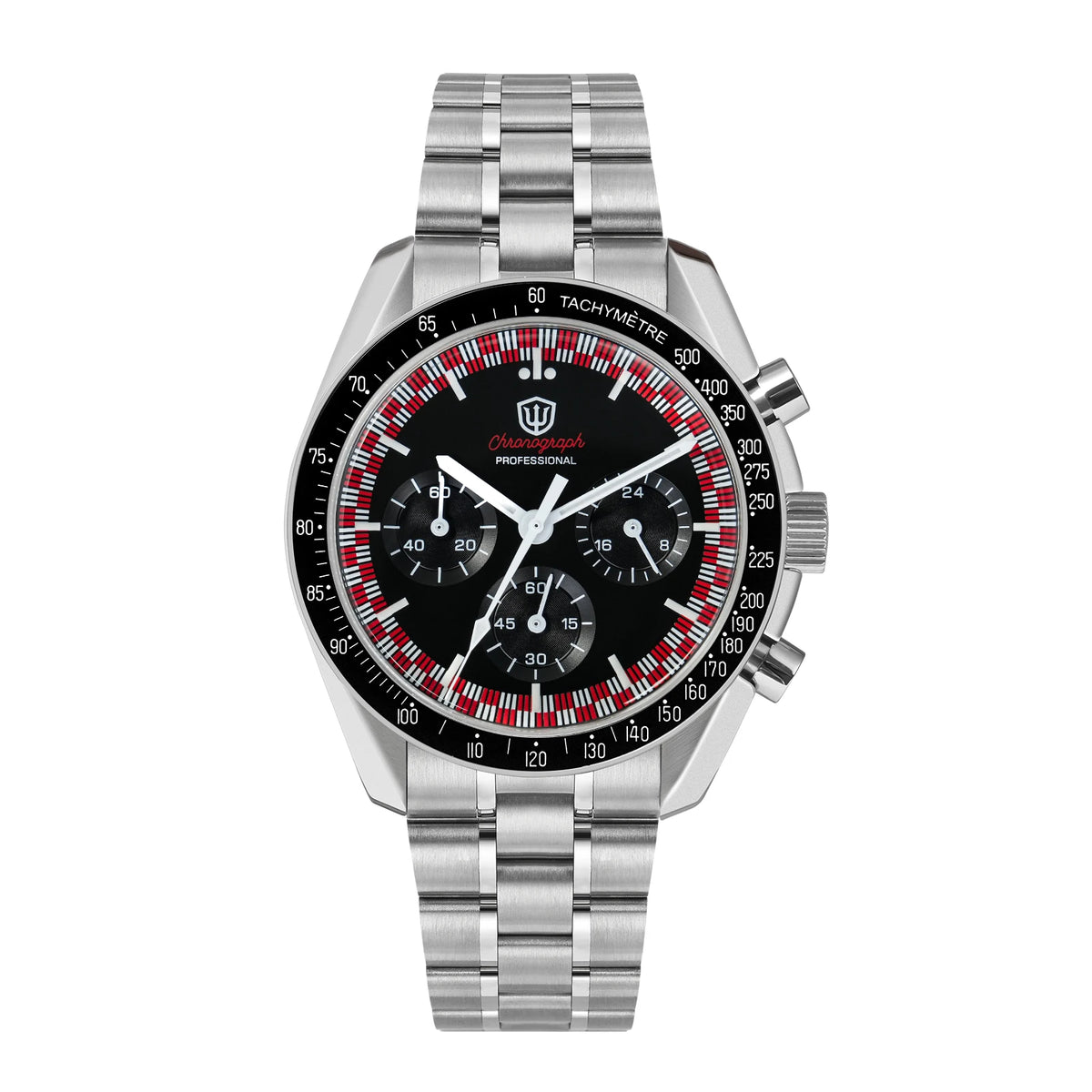 Watchdives New WD1863 Mechanical Quartz Wristwatch Multifunctional Chronograph VK63 Men Watch Bubble Sapphirewaterproof Reloj