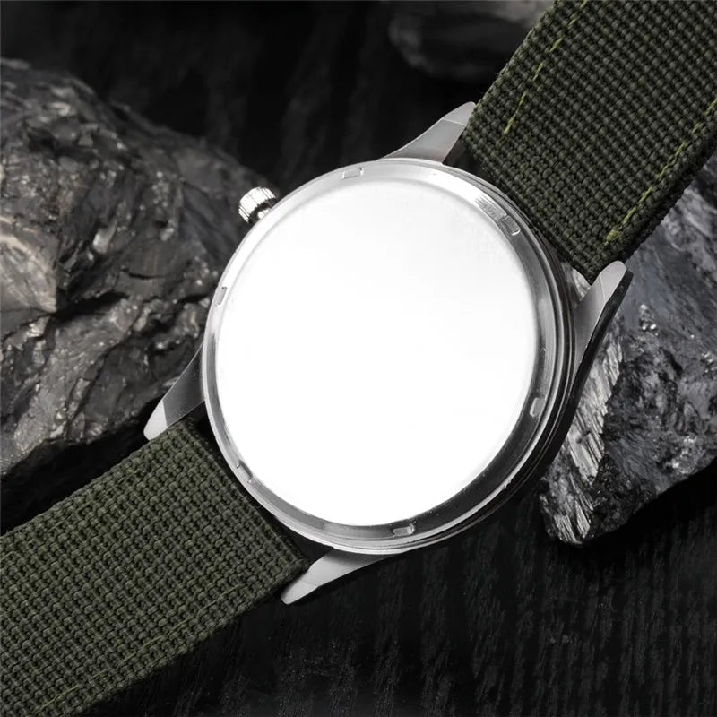 1pc / Lot Cheap Brand Watches For Men Montre Homme Fashion Nylon Band Sports Army Date Quartz Clock Barato Erkek Saat Relogio