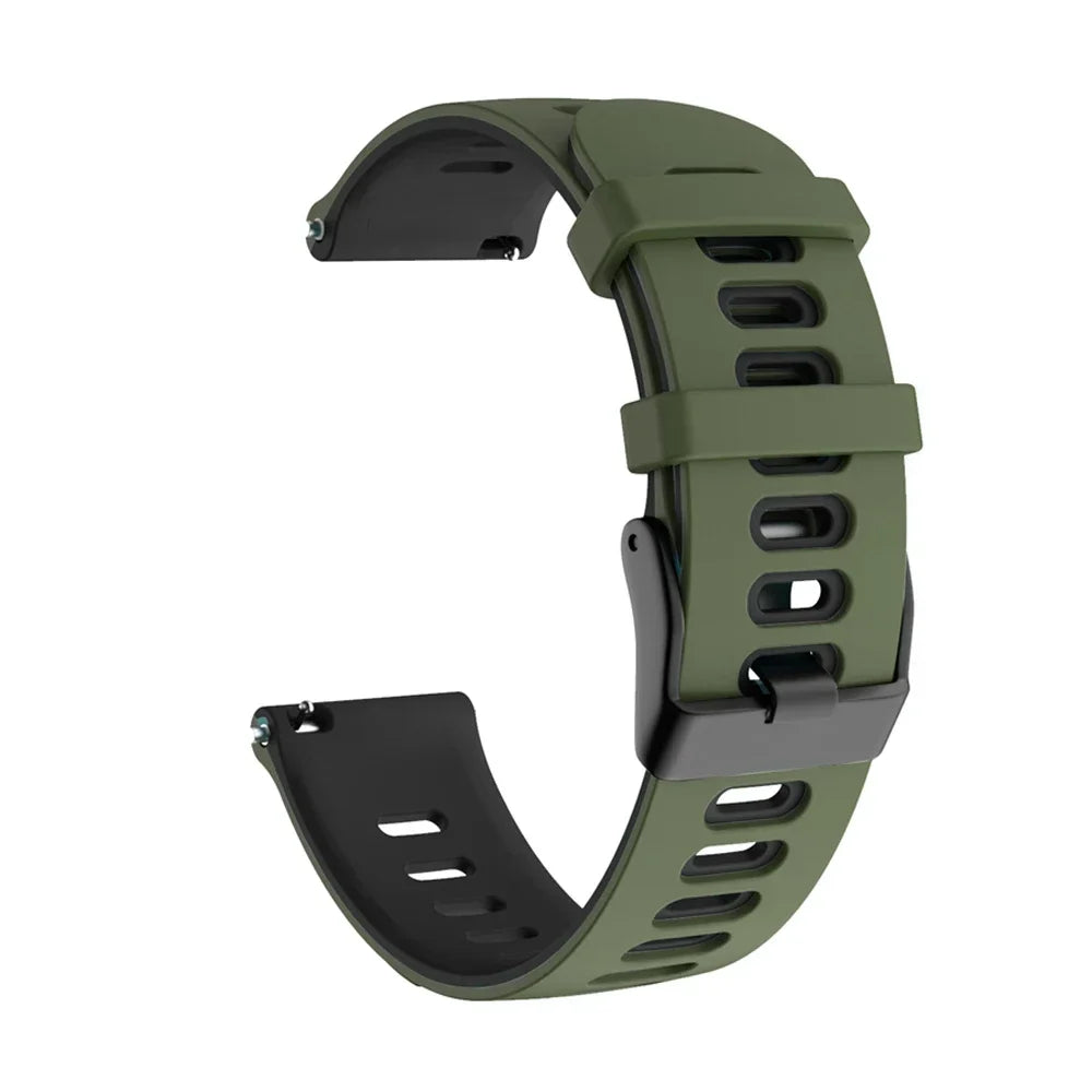 22mm 20mm Silicone Strap For Amazfit Bip 6 46mm Replacement Watchband For Amazfit BALANCE/GTR 4 3/GTS 4 2mini/Bip U Pro Bracelet