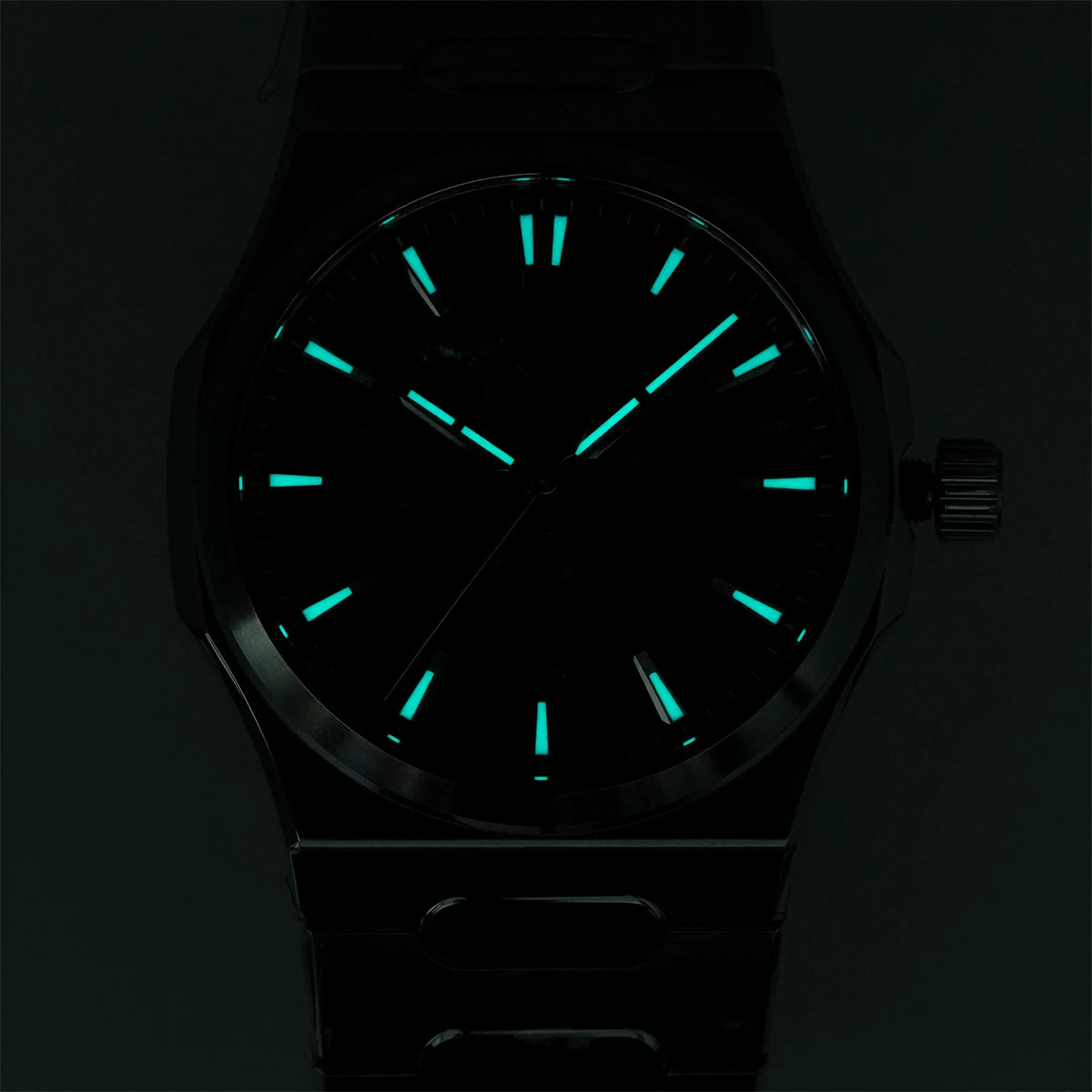 Watchdives Premier WD0016B Square-Block Faceted Dial Original Design Watch VH31 Sweep Second Quartz Movement 39mm Men Watches