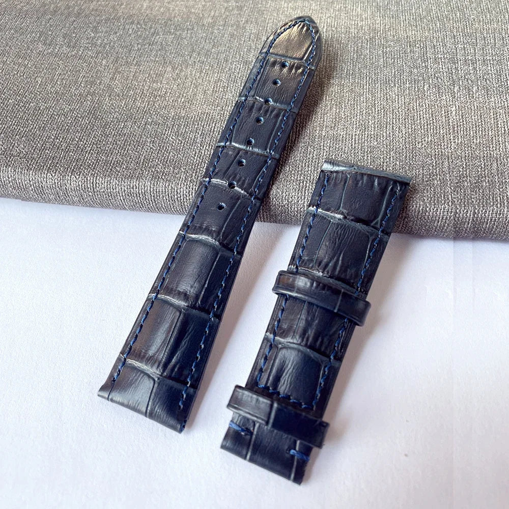 Crocodile Pattern Watchband for Patek Grenade 5167Ax Butterfly Buckle Men and Women 19/20mm 22mm 24mm leather strap