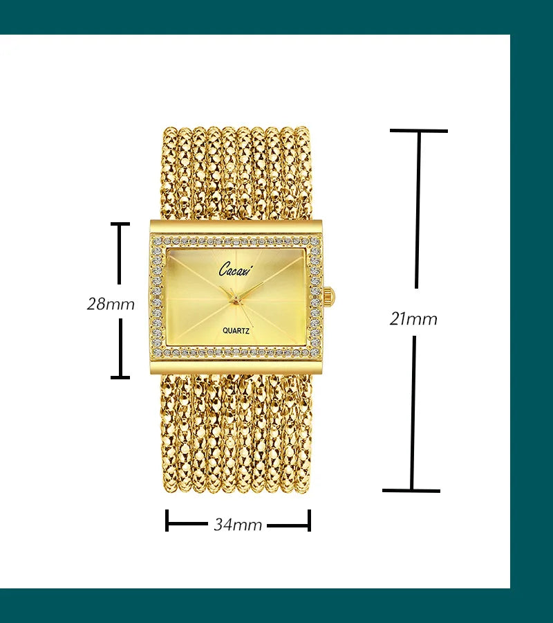 Original Diamond Bracelet Watch for Woman Waterproof Luxury Women Quartz Watches Dress Watch Ladies Wristwatch Jewelry Gift