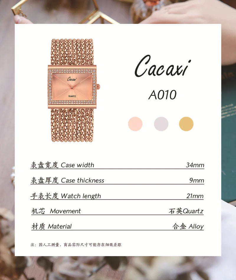 Original Diamond Bracelet Watch for Woman Waterproof Luxury Women Quartz Watches Dress Watch Ladies Wristwatch Jewelry Gift
