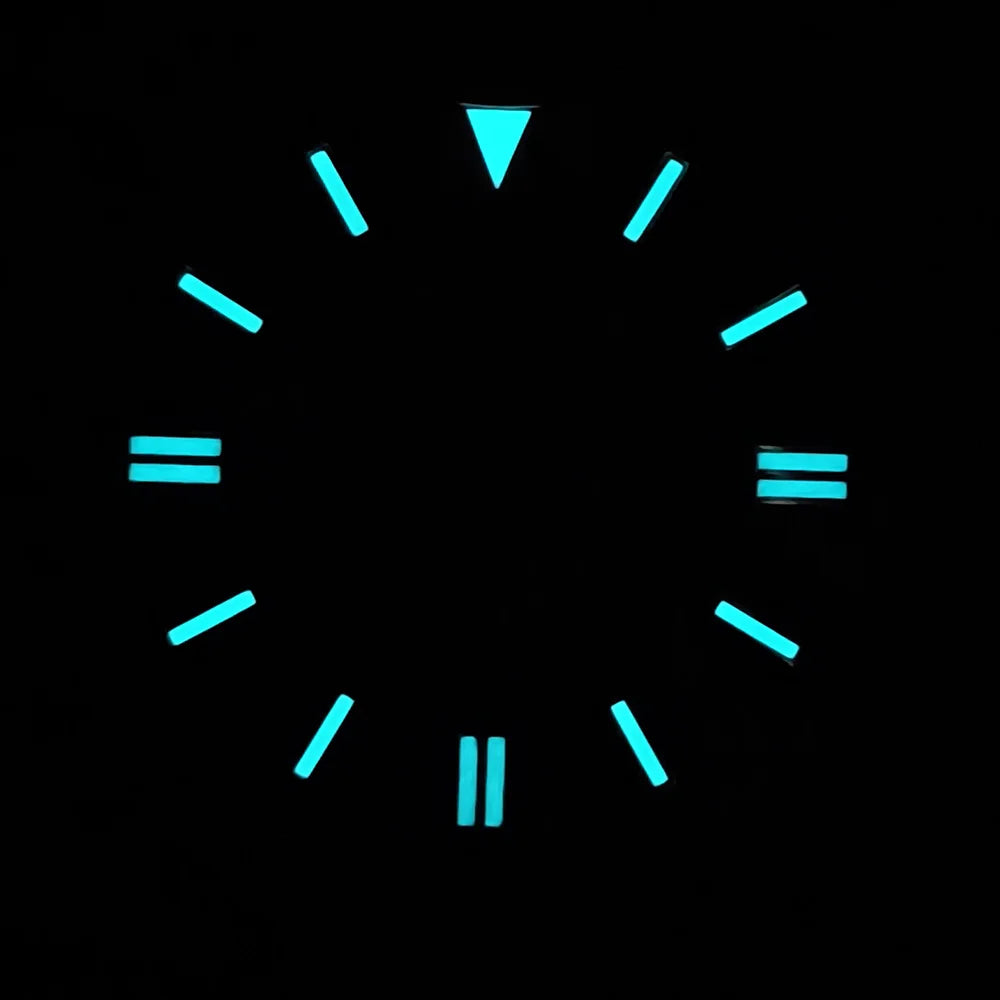 28.5mm No logo Blue Lume Pure Beige Pistachio Lavender Watch Dial Suitable for Seiko NH35/36 Automatic Movement Case Mod Parts