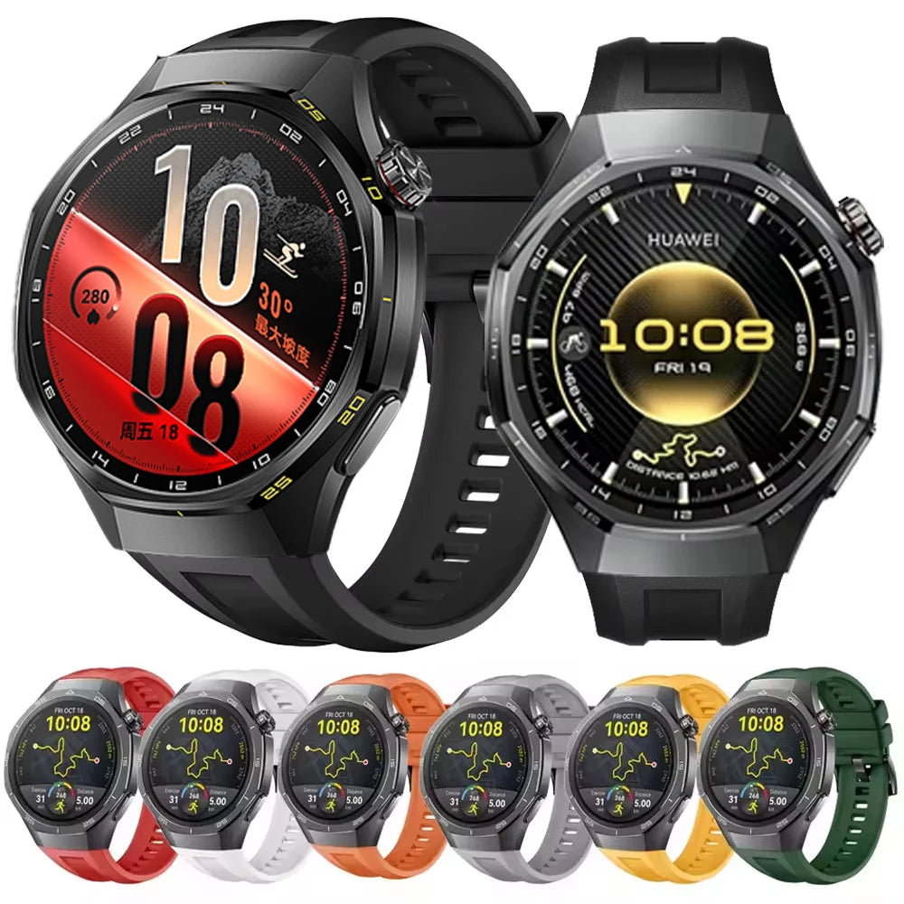Silicone Strap For Huawei Watch GT 7Pro 6Pro 5Pro Watchband Bracelet For Huawei Watch 5 46mm Smartwatch Wristband Accessories