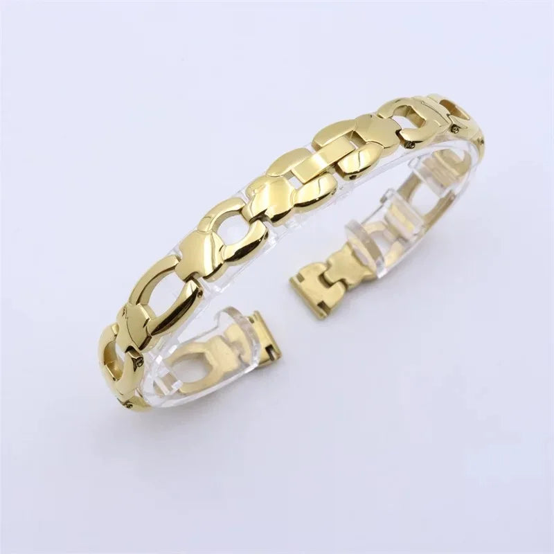 10mm 12mm 14mm For Any Brand Women Watch Band Strap Ceramic Watchband Silver Black Gold Rose Gold Mesh Belt Bracelet