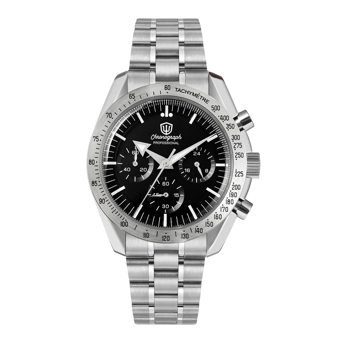 Watchdives New WD1863 Mechanical Quartz Wristwatch Multifunctional Chronograph VK63 Men Watch Bubble Sapphirewaterproof Reloj