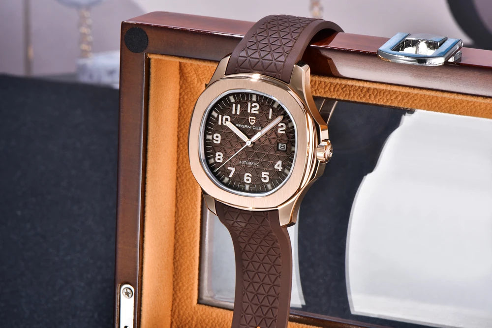 2026 New PAGANI DESIGN Men's Watches Luxury Mechanical Wristwatch 8215 Automatic Watch Man AR Sapphire Waterproof Super Luminous