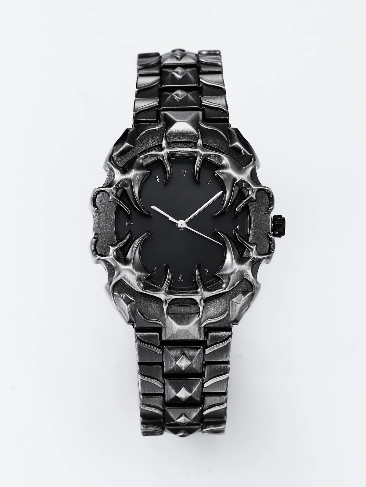 DENVOSI New Y2K Gothic Claw Shaped Quartz Watch with Detachable and Replaced Dial, Fashionable Street Accessory