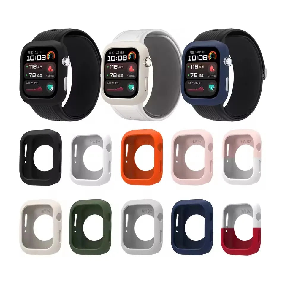 Soft Silicone Case For Huawei Watch D2 Smartwatch Protector Shell Hollow Cover Shockproof Protection Frame Cases Accessories