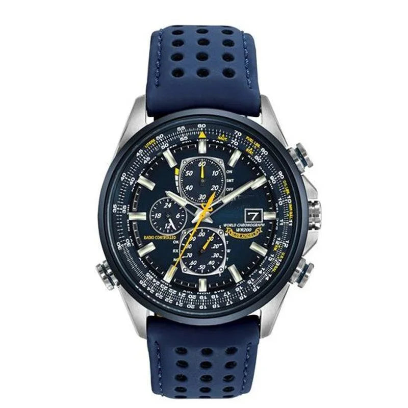 Original Luxury Men Watches Wtches Men's Luxury Quartz Wristwatches Radio Night Glow Energy Multi Functional Business Watch