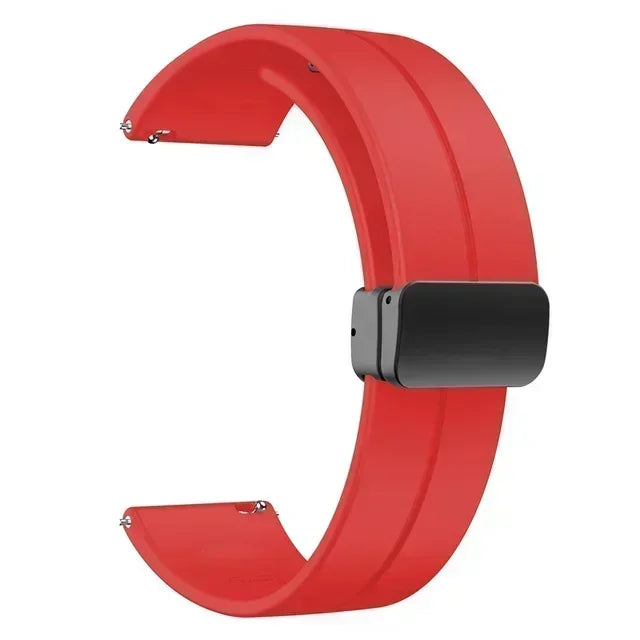 Magnetic Folding Buckle Band for Zeblaze Stratos 4 Smart Watch Silicone Strap for Zeblaze Stratos 4 Watchband Bracelet