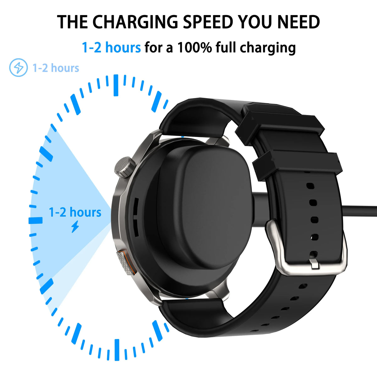 2pcs/lot Portable Charger Converter For Amazfit T-Rex 3/Balance 2/1 Smartwatch Charger Adapter For Amazfit Hello Charging Dock