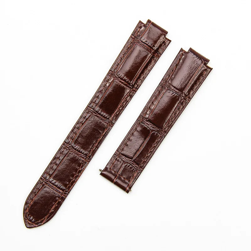 Applicable Cartier Blue Balloon Watch Strap Genuine Leather Unisex Original Folding Buckle Tail Bulge Cowhide Accessories14mm16m