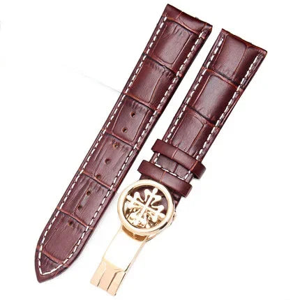 Crocodile Pattern Watchband for Patek Grenade 5167Ax Butterfly Buckle Men and Women 19/20mm 22mm 24mm leather strap