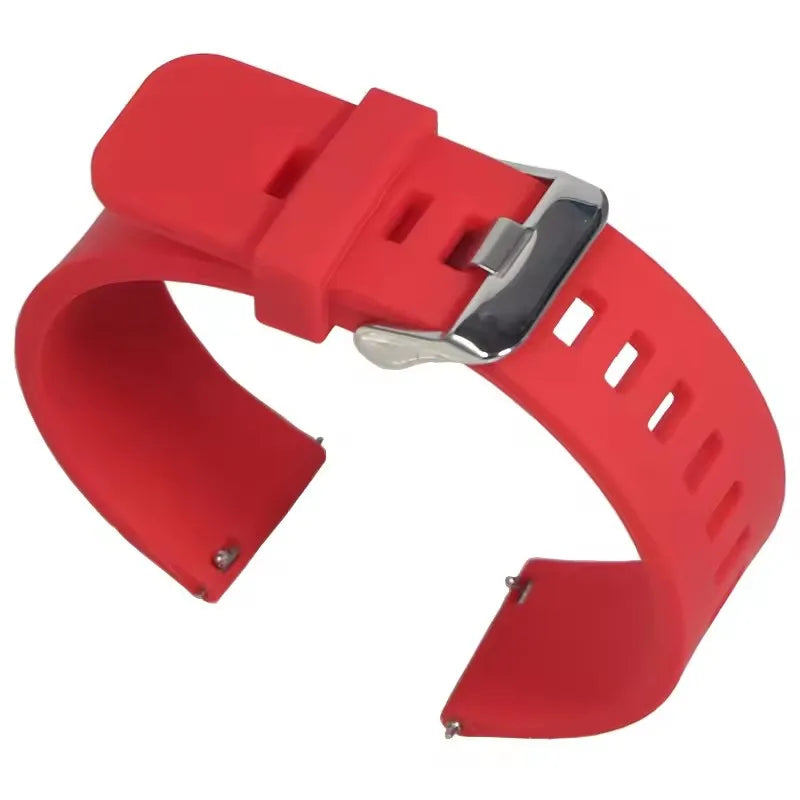 Premium Silicone Watch Band Quick Release Rubber Watch Strap 18mm 20mm 22mm Watch Strap  Replacement Watchband