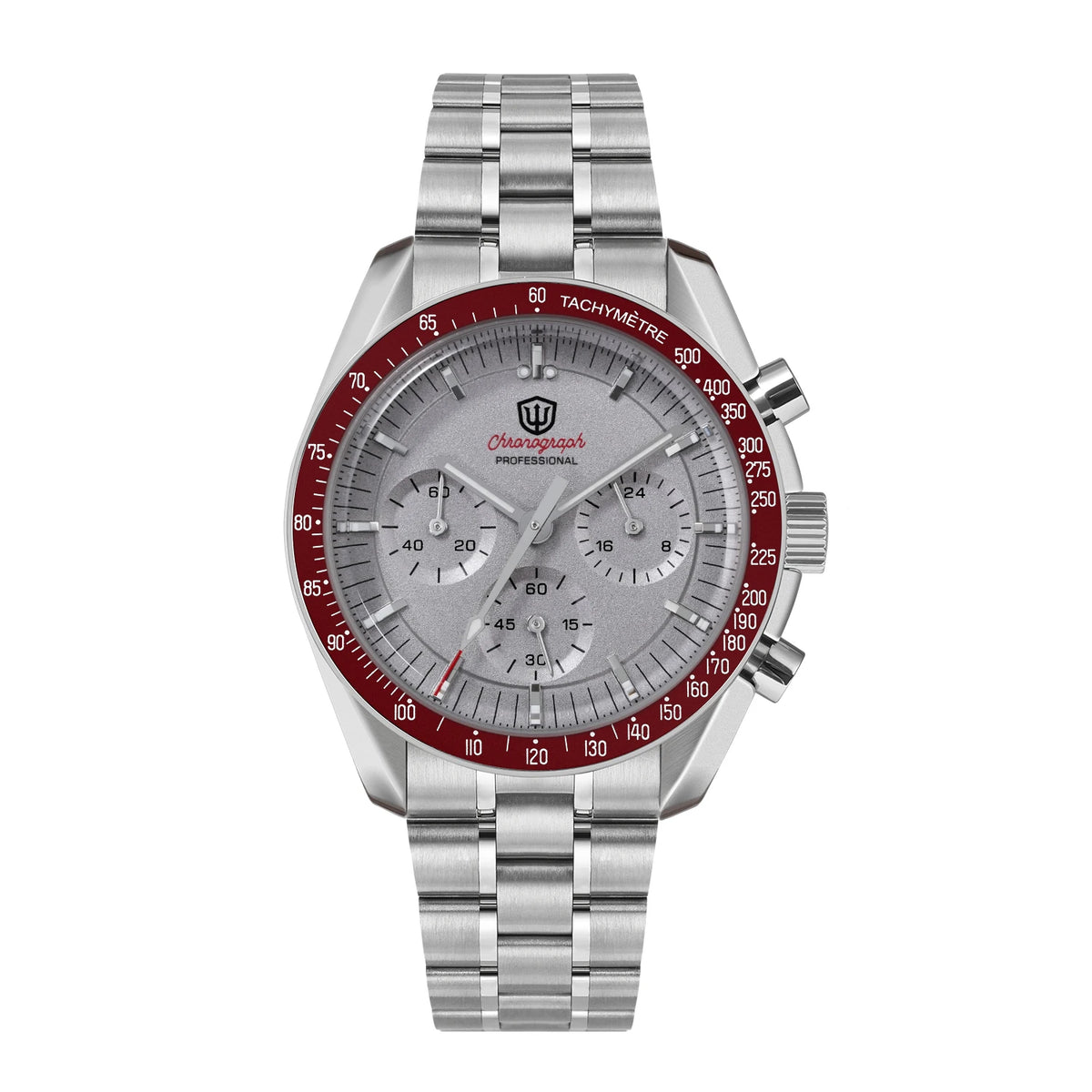 Watchdives New WD1863 Mechanical Quartz Wristwatch Multifunctional Chronograph VK63 Men Watch Bubble Sapphirewaterproof Reloj