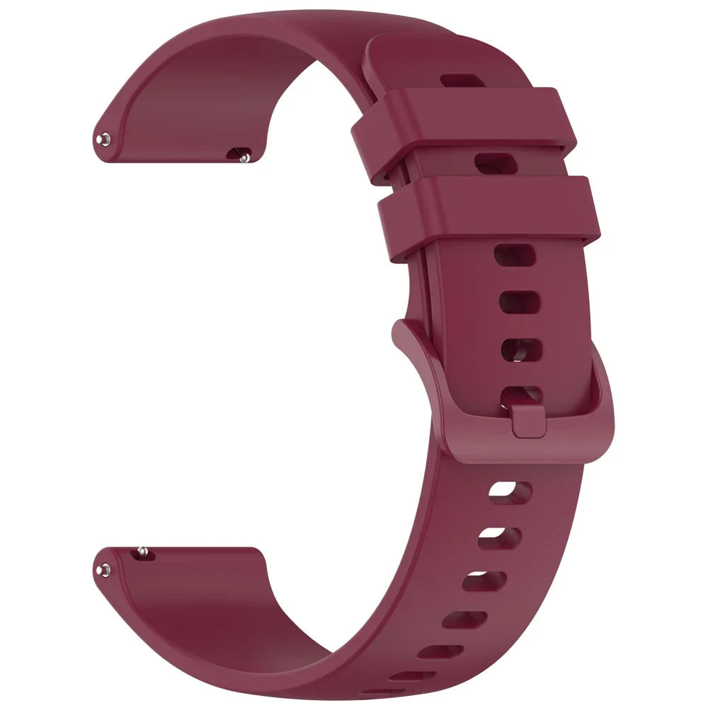20MM Silicone Strap For Amazfit Bip S Smart Watch Band for Amazfit GTS 4 2 mini 3 2E Bracelet Bip 5 3 Pro/U Pro/GTR 42mm Correa